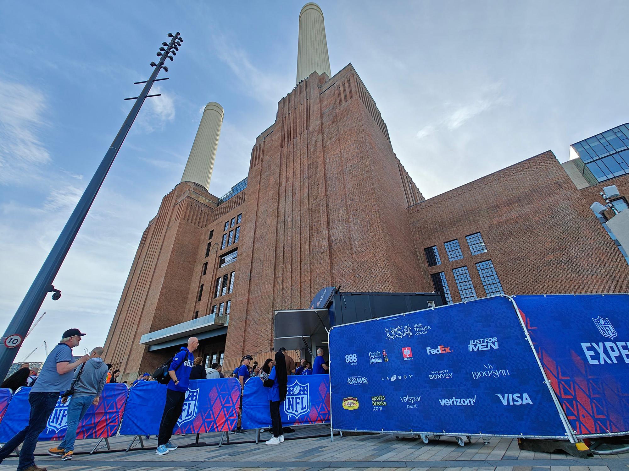 NFL Experience London at Battersea Power Station Sunbaba